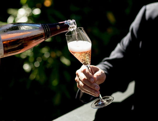 Rosé Champagne bubbles are best when they're filling your glass with a  frothy mousse. 