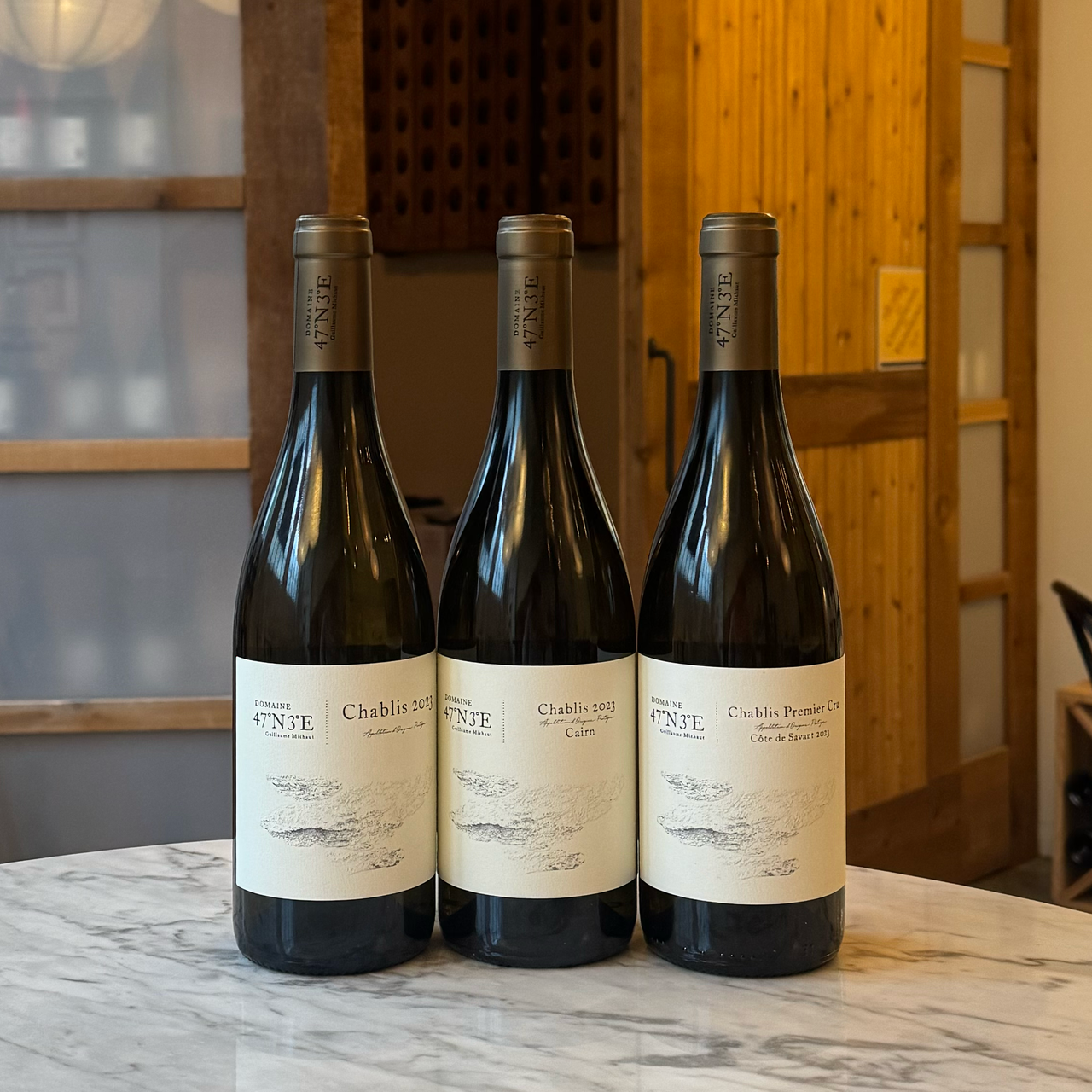 Chablis x 3 from Domaine 47°N 3°E (3 bottles)