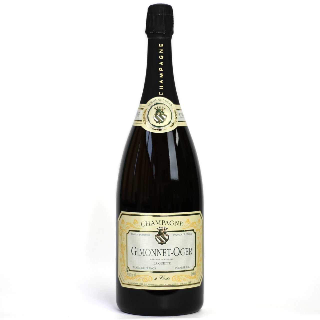 La Guette Millésime 2016 Blanc de Blancs Premier Cru Extra Brut Magnum