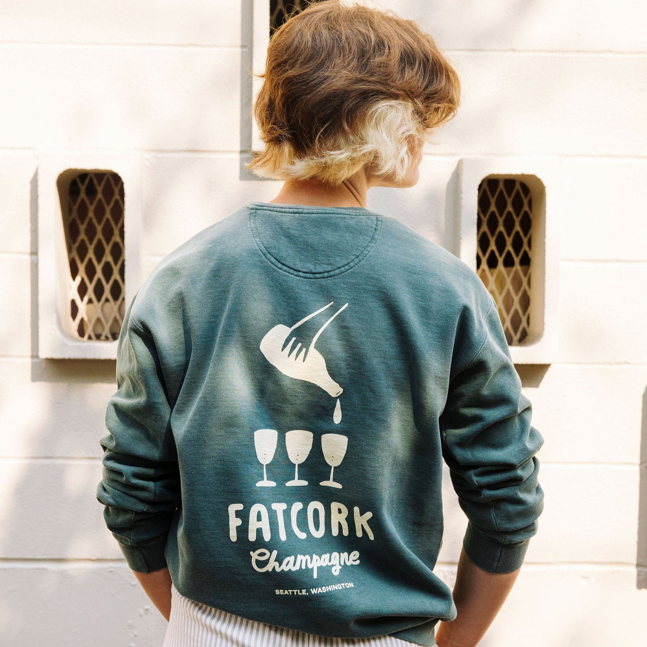 Fatcork Champagne Crewneck Sweatshirt