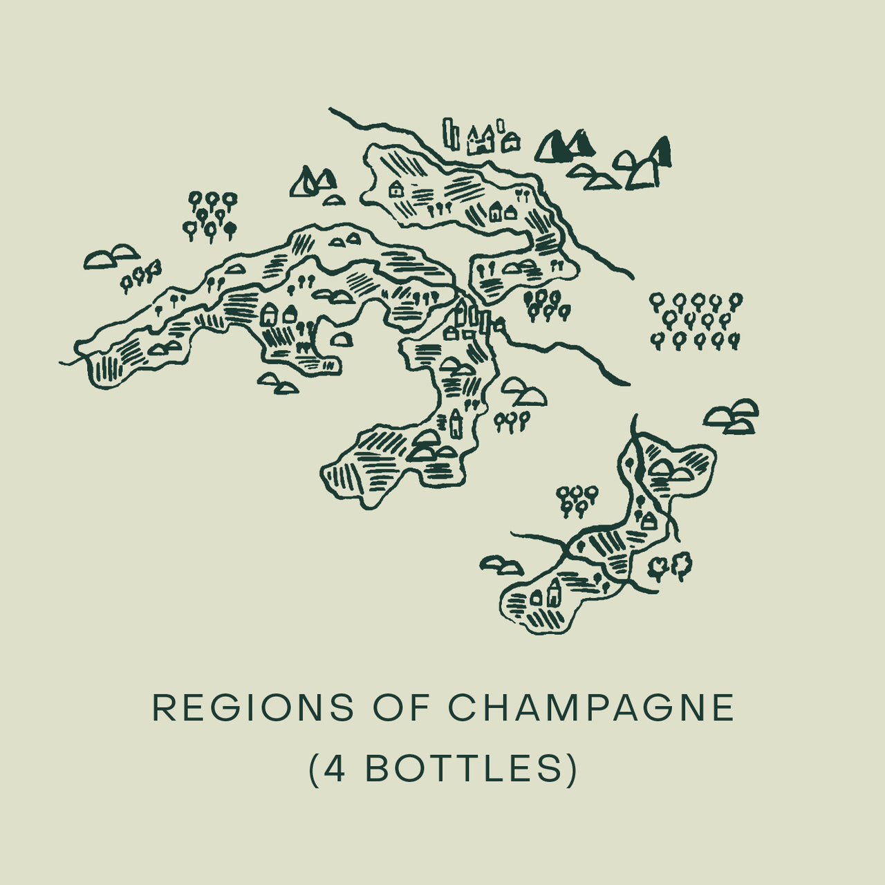 Regions of Champagne (4 bottles)