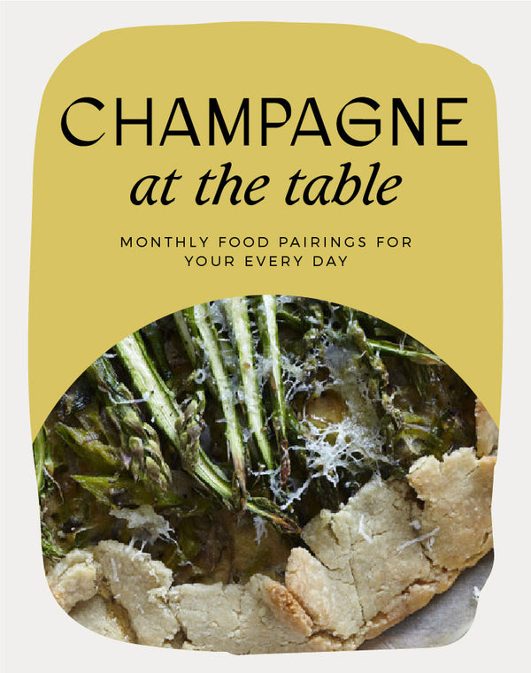 Champagne at the Table: Asparagus, Leek & Idiazabal Galette