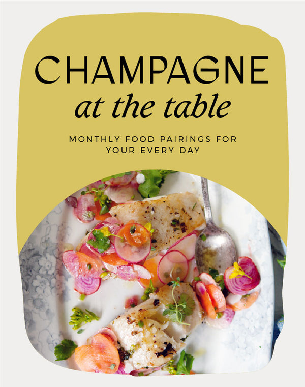 Champagne at the Table: Wild Black Cod with Radish, Beet, & Carrot Salad
