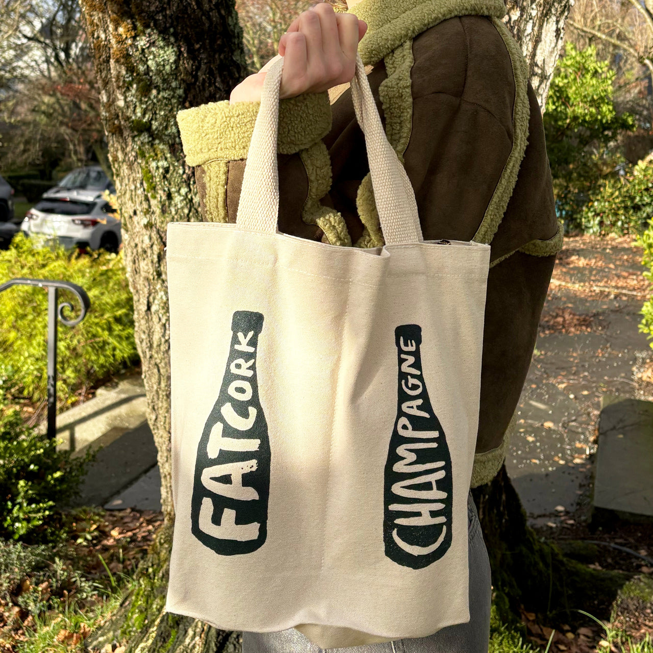 Two-bottle Canvas Tote