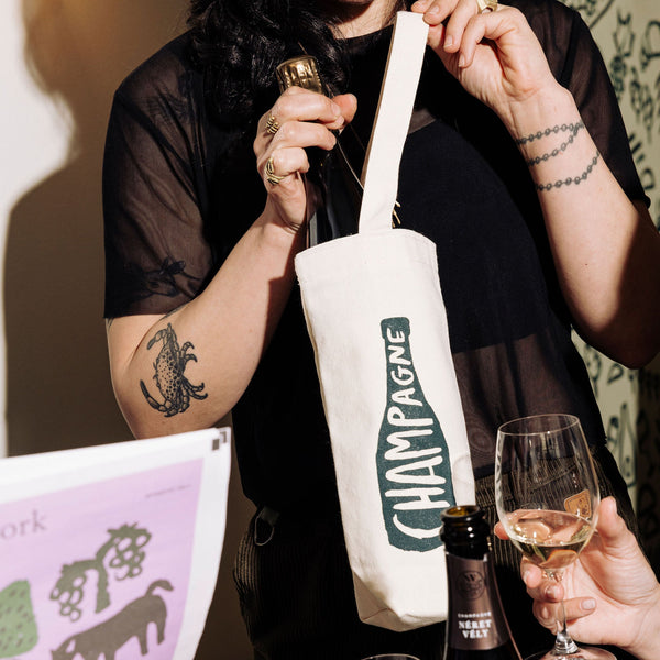 One-bottle Canvas Tote