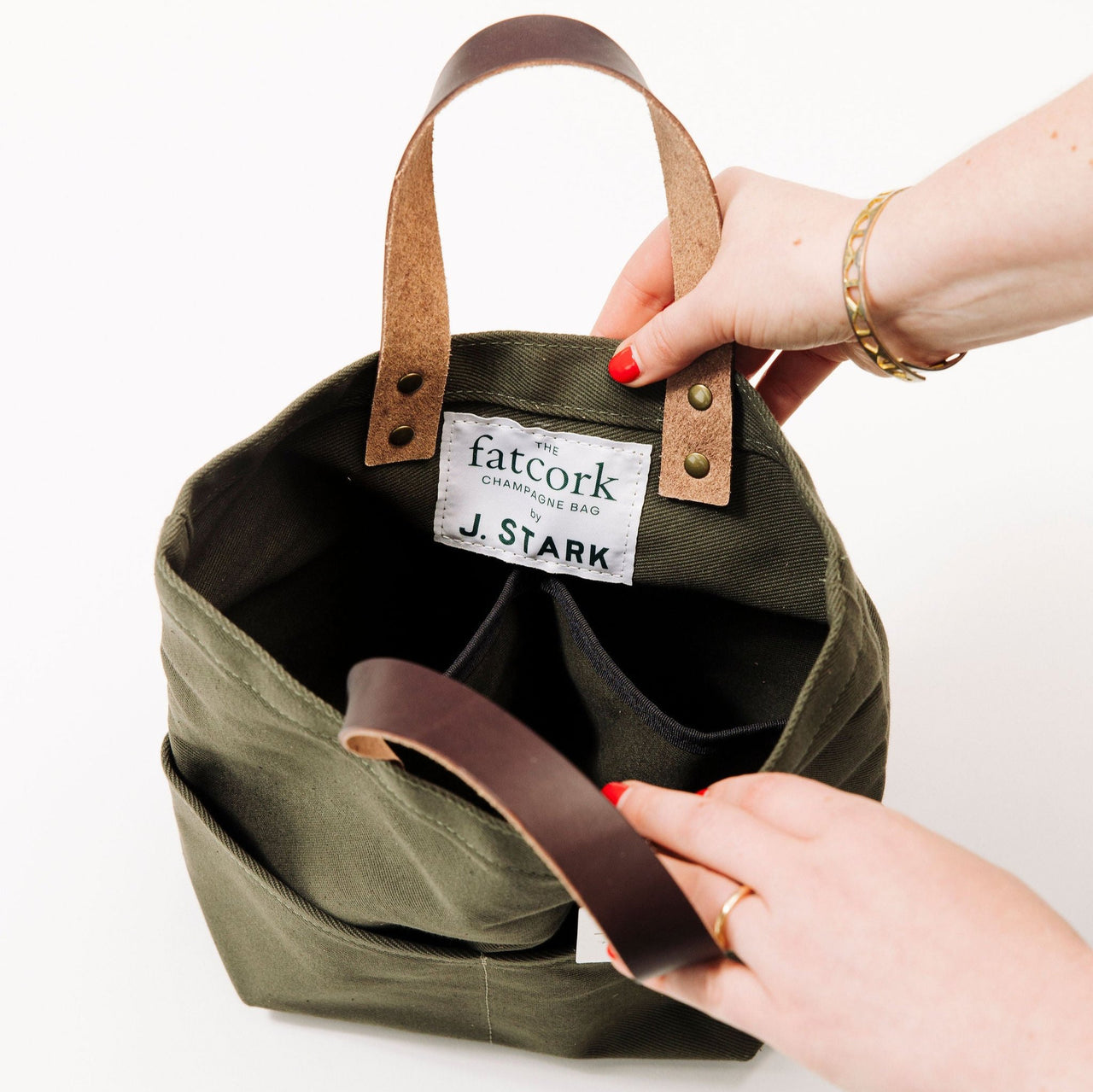 Champagne Bottle Picnic Tote