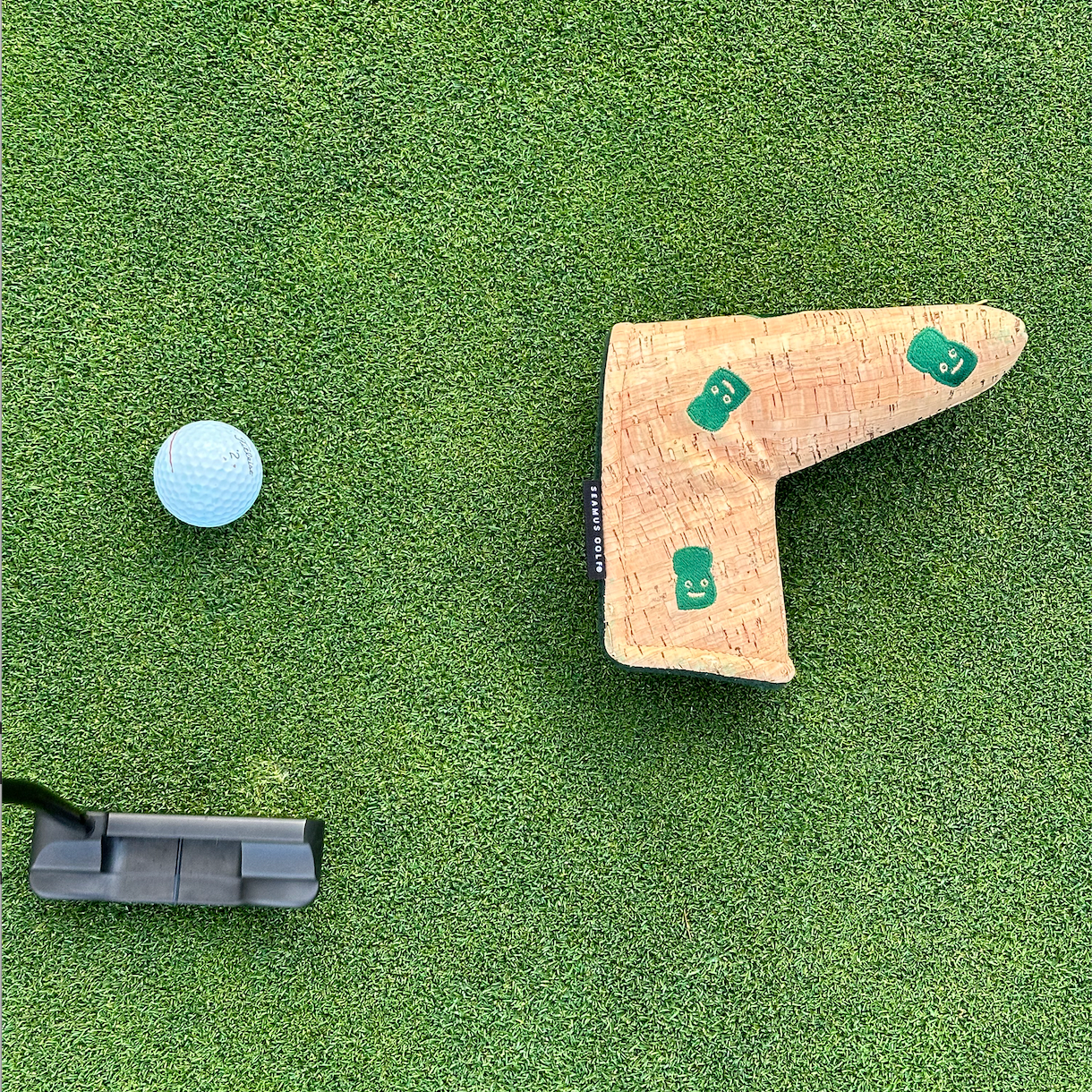 Cork Material Headcover (Putter) by Seamus Golf