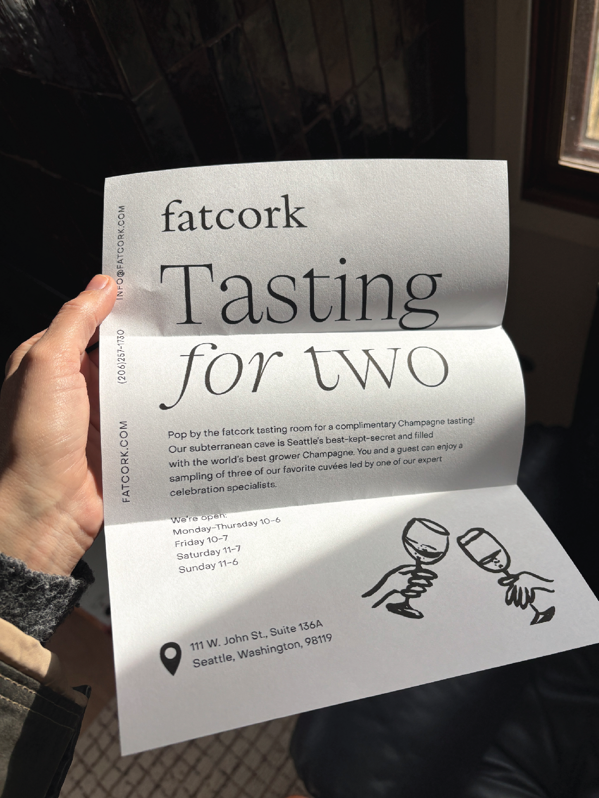 Champagne Tasting for Two