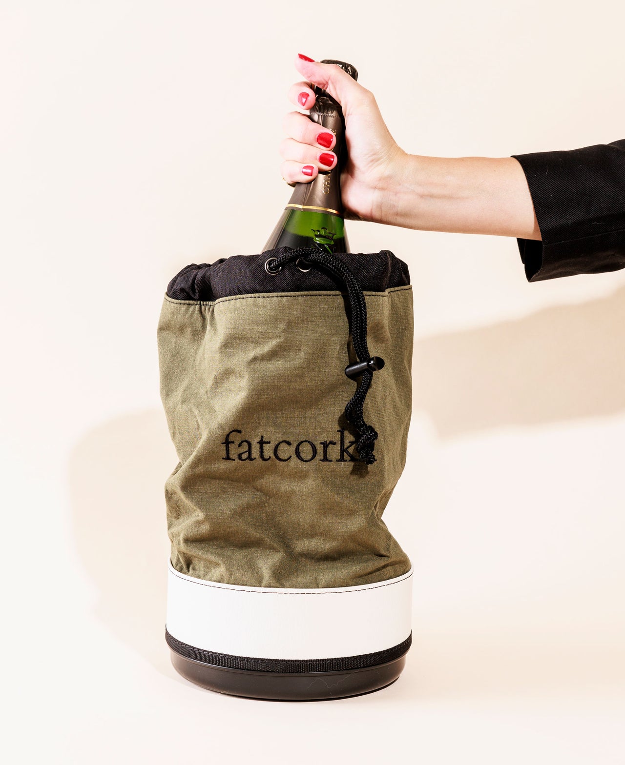 Dual-Purpose Champagne Cooler Shag Bag by Jones Sports Co.