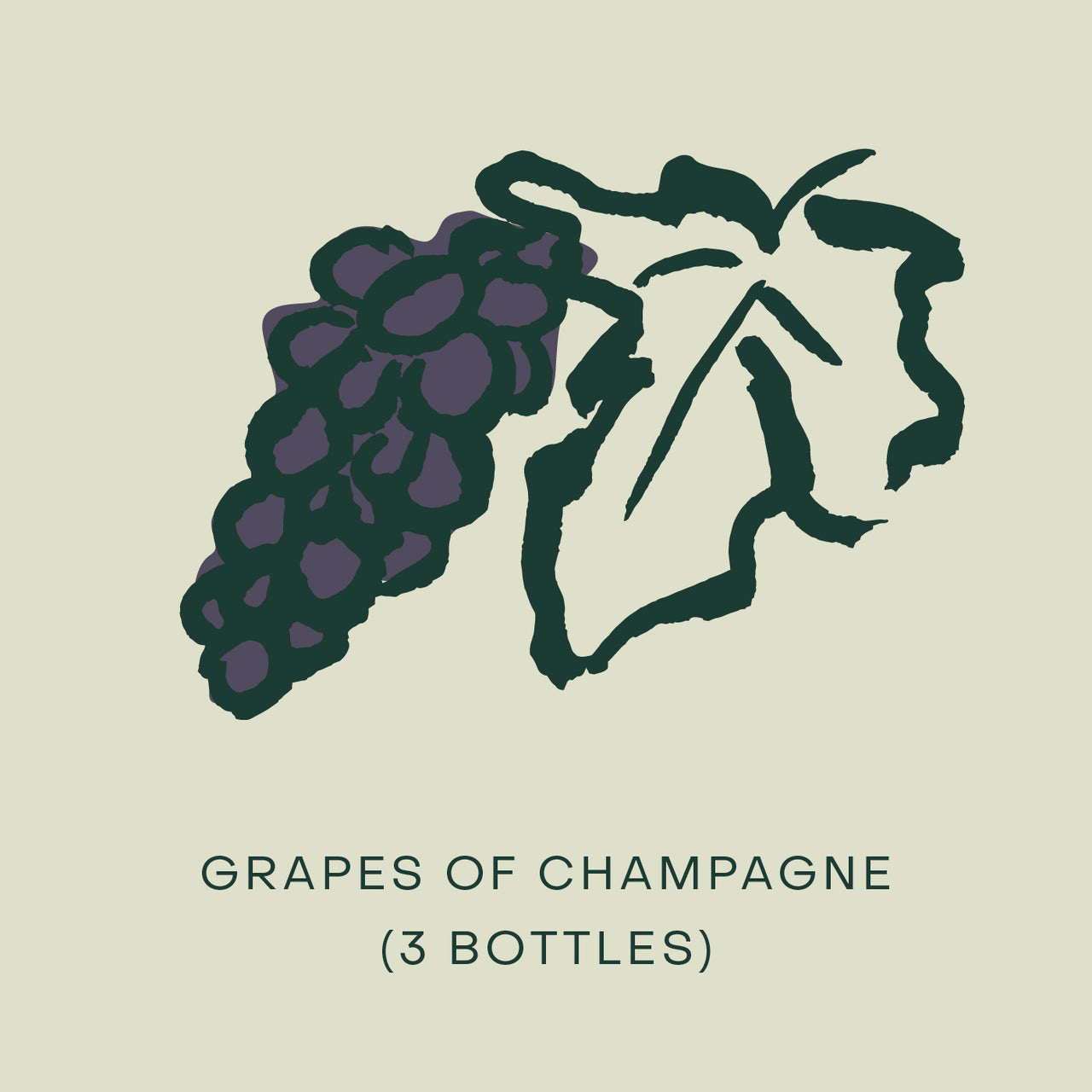 Grapes of Champagne fatcork