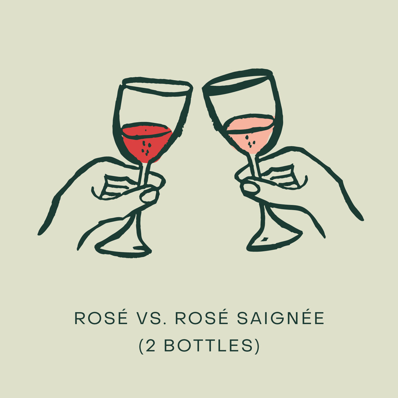 Rosé vs. Rosé Saignée (2 bottles)